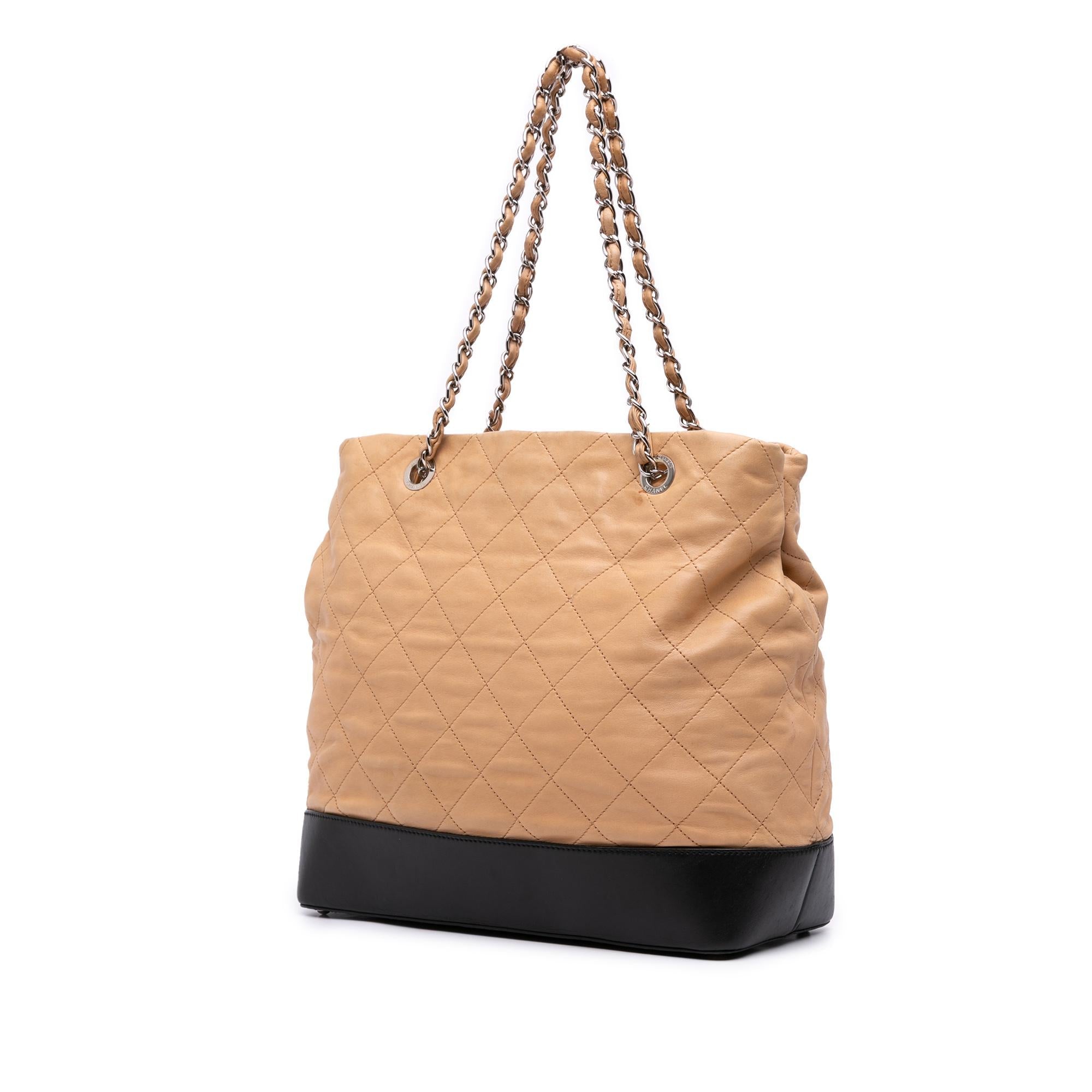 Chanel Large Quilted Iridescent Calfskin VIP Tote