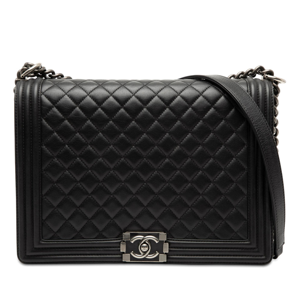 Chanel Large Quilted Lambskin Boy Flap