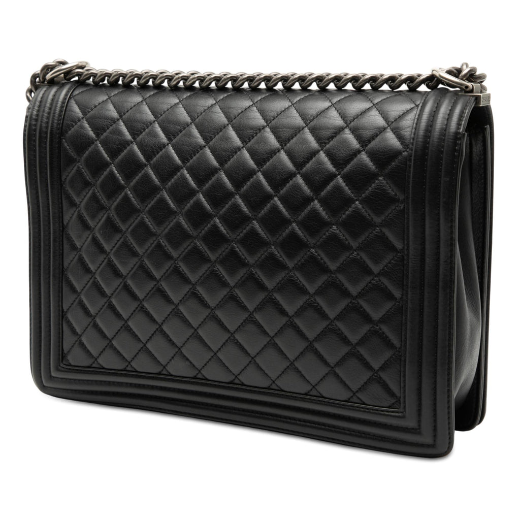 Chanel Large Quilted Lambskin Boy Flap