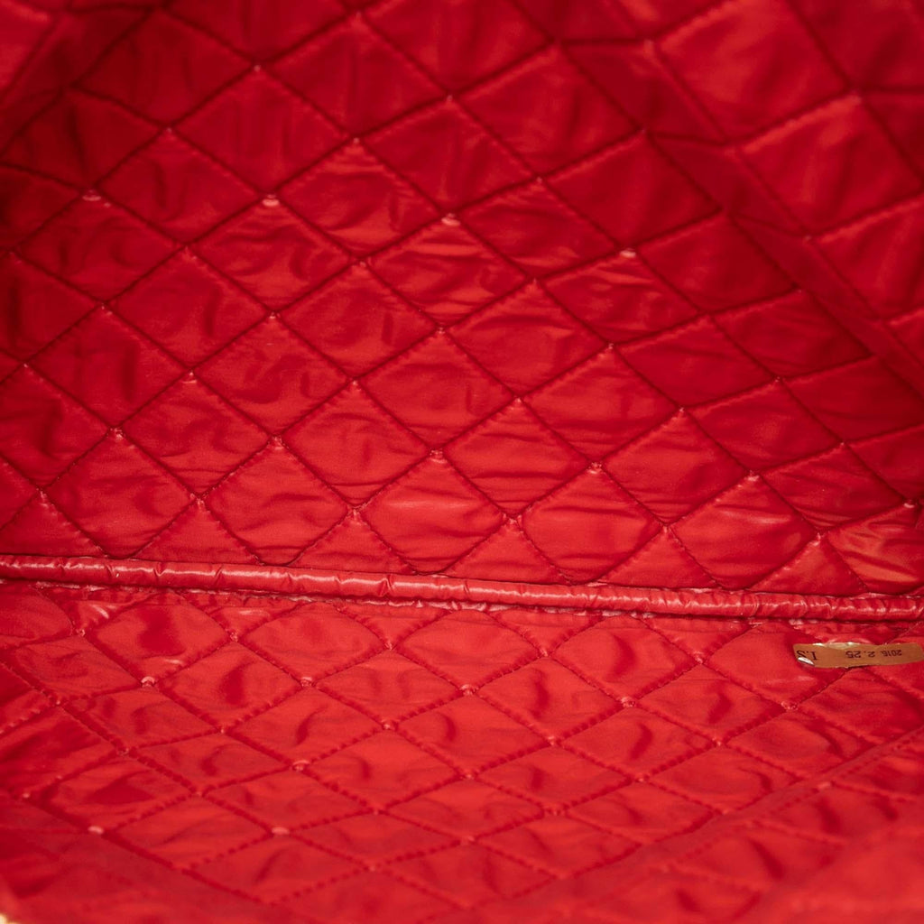 Chanel Large Quilted Lambskin Casino Charms O Case Clutch