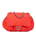 Chanel Large Quilted Lambskin Chain Around Flap