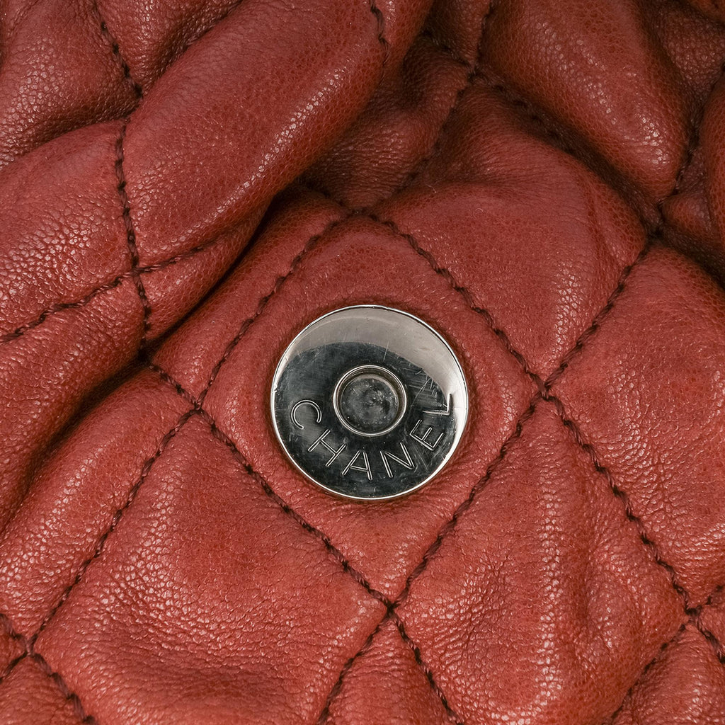Chanel Large Quilted Lambskin Chain Around Flap
