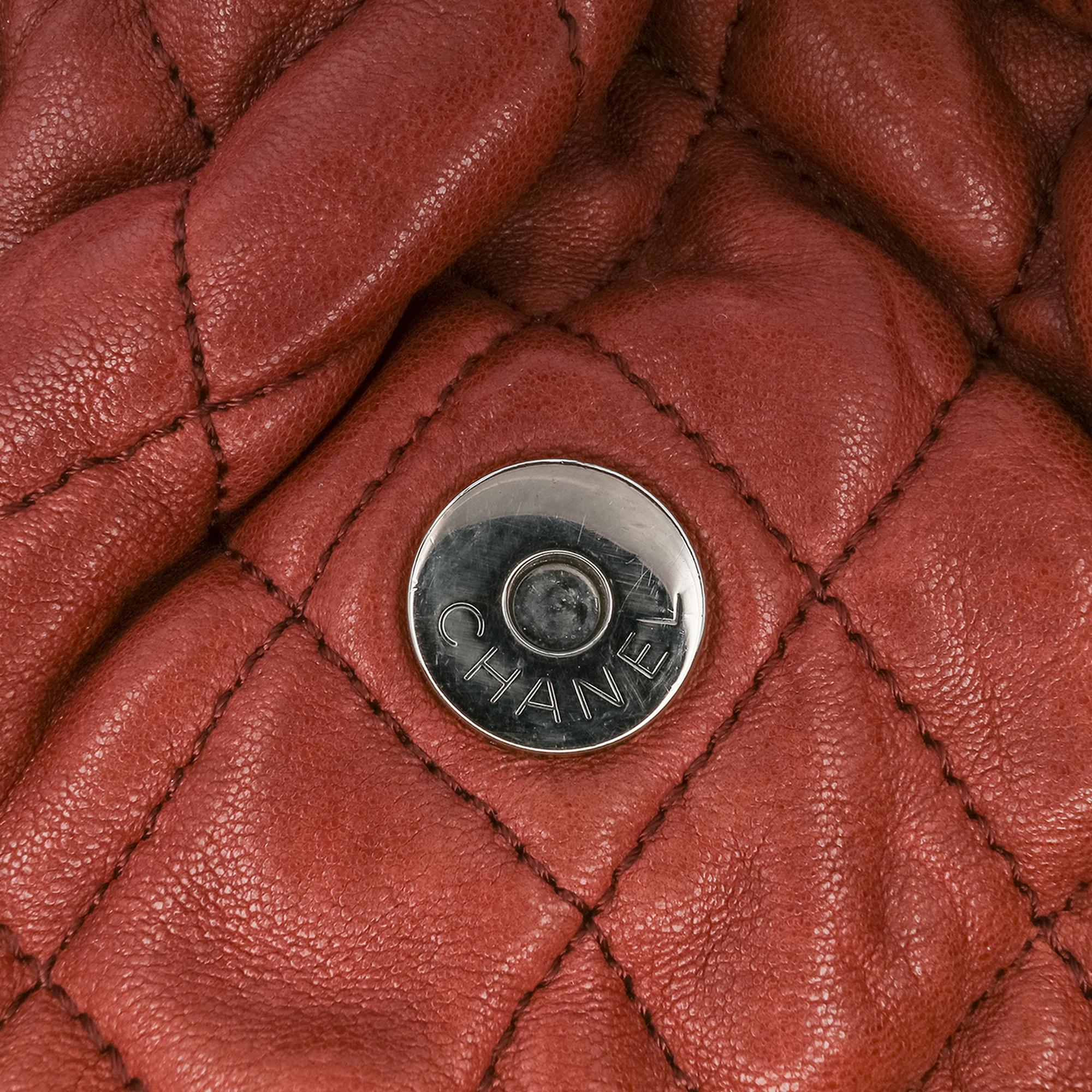 Chanel Large Quilted Lambskin Chain Around Flap