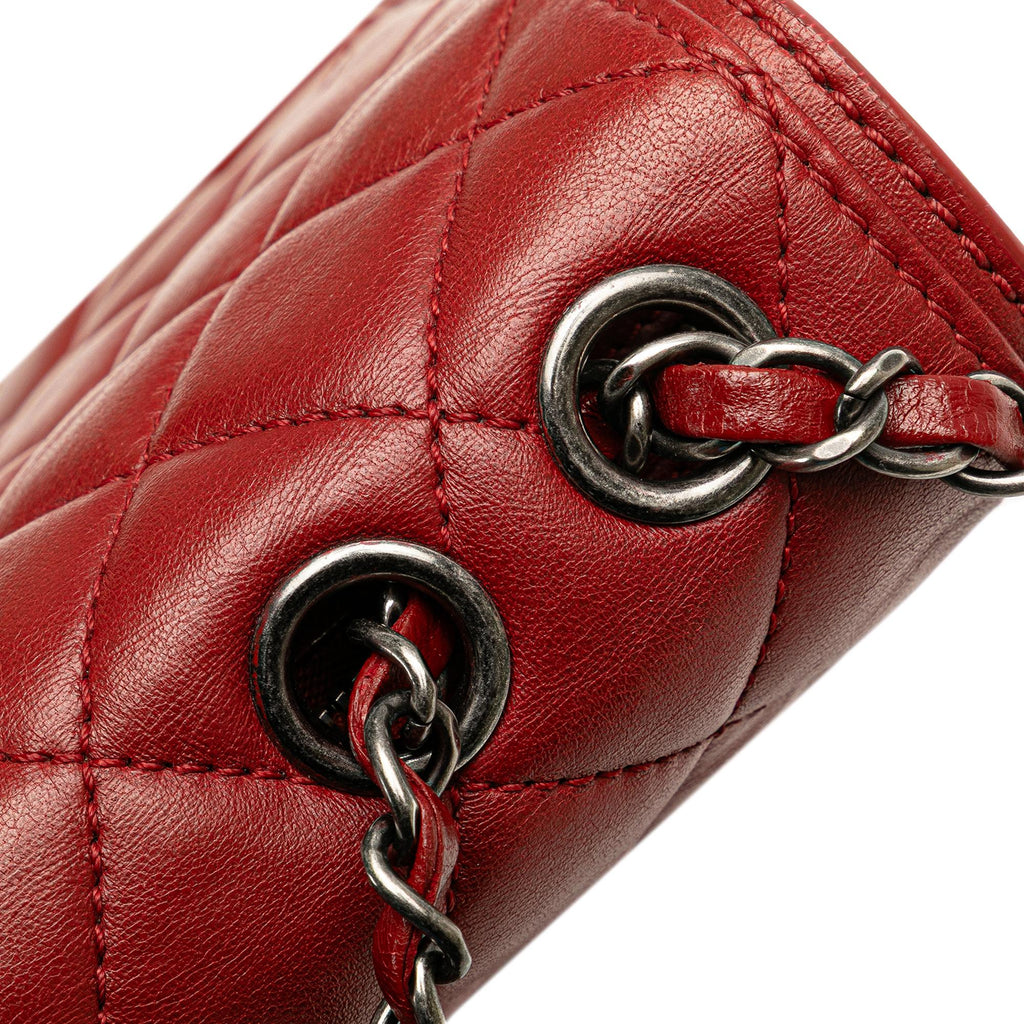 Chanel Large Quilted Lambskin Citizen Zip Flap