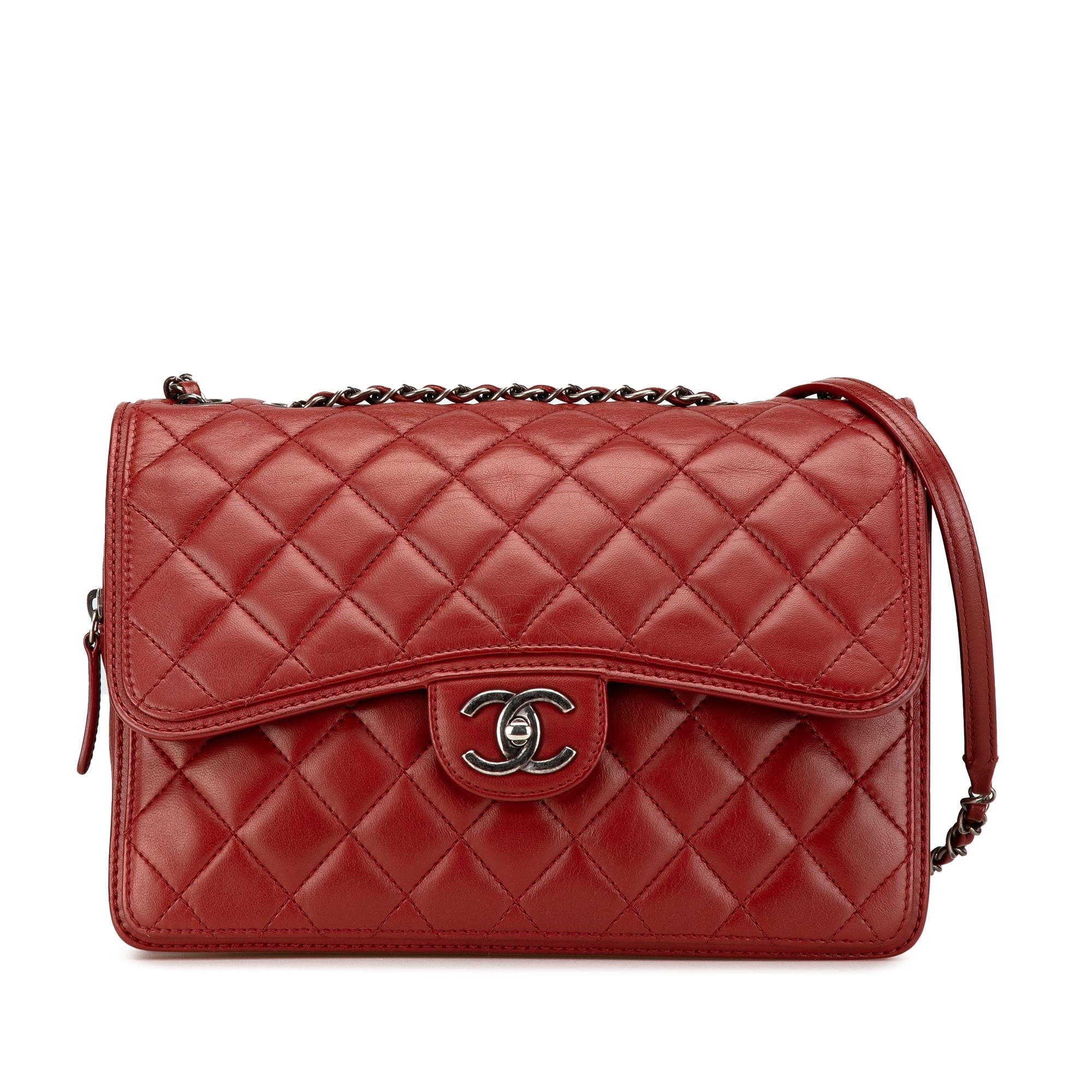 Chanel Large Quilted Lambskin Citizen Zip Flap