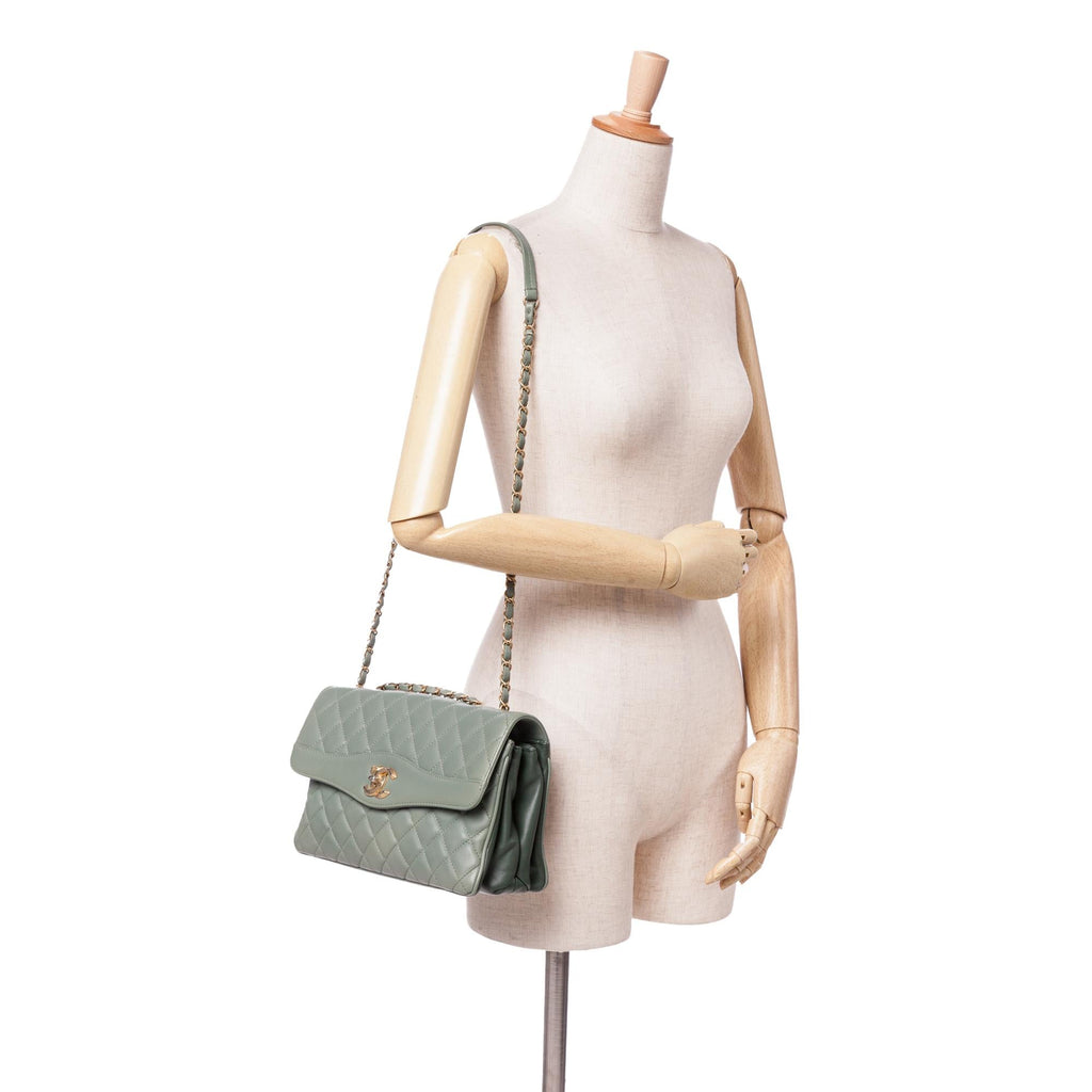 Chanel Large Quilted Lambskin Daily Companion Flap