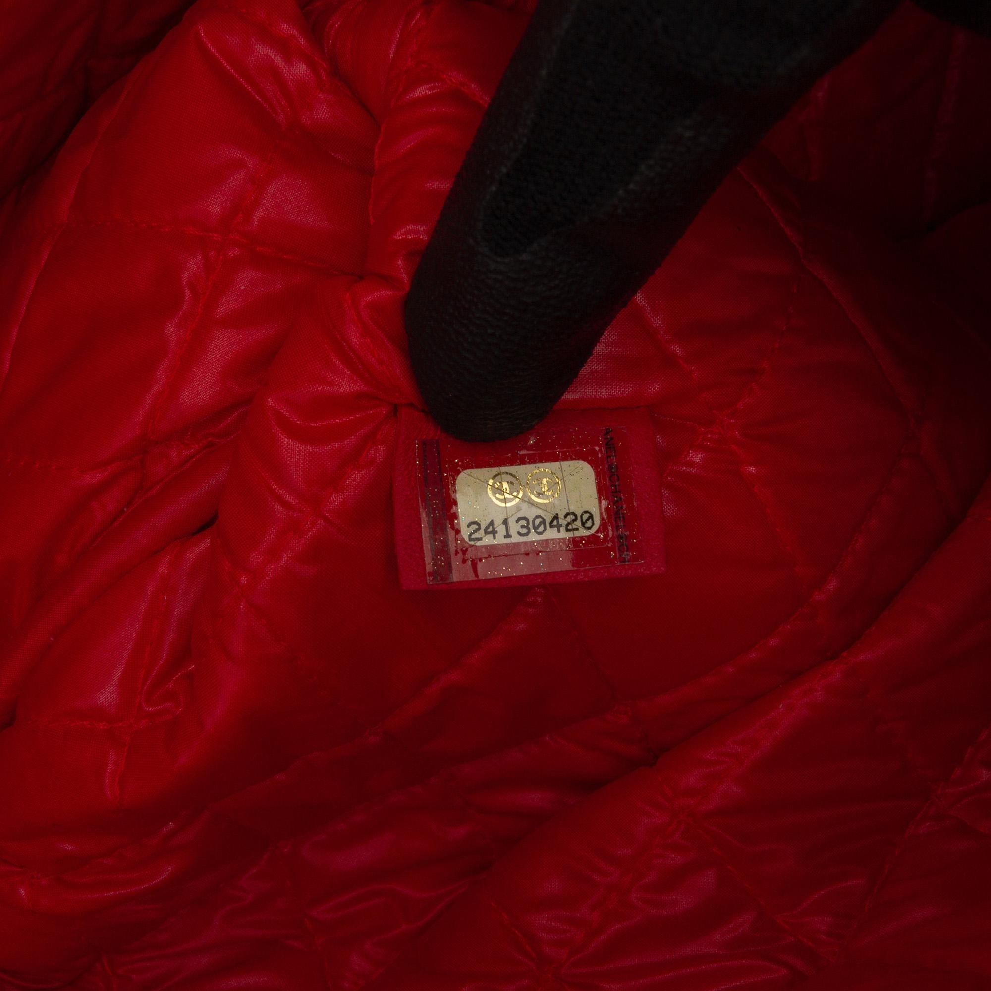 Chanel Large Quilted Lambskin Data Center O Case Clutch