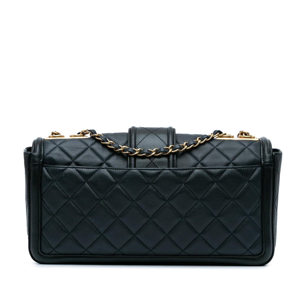 Chanel Large Quilted Lambskin Elegant CC Flap (SHG-wLeTJV)