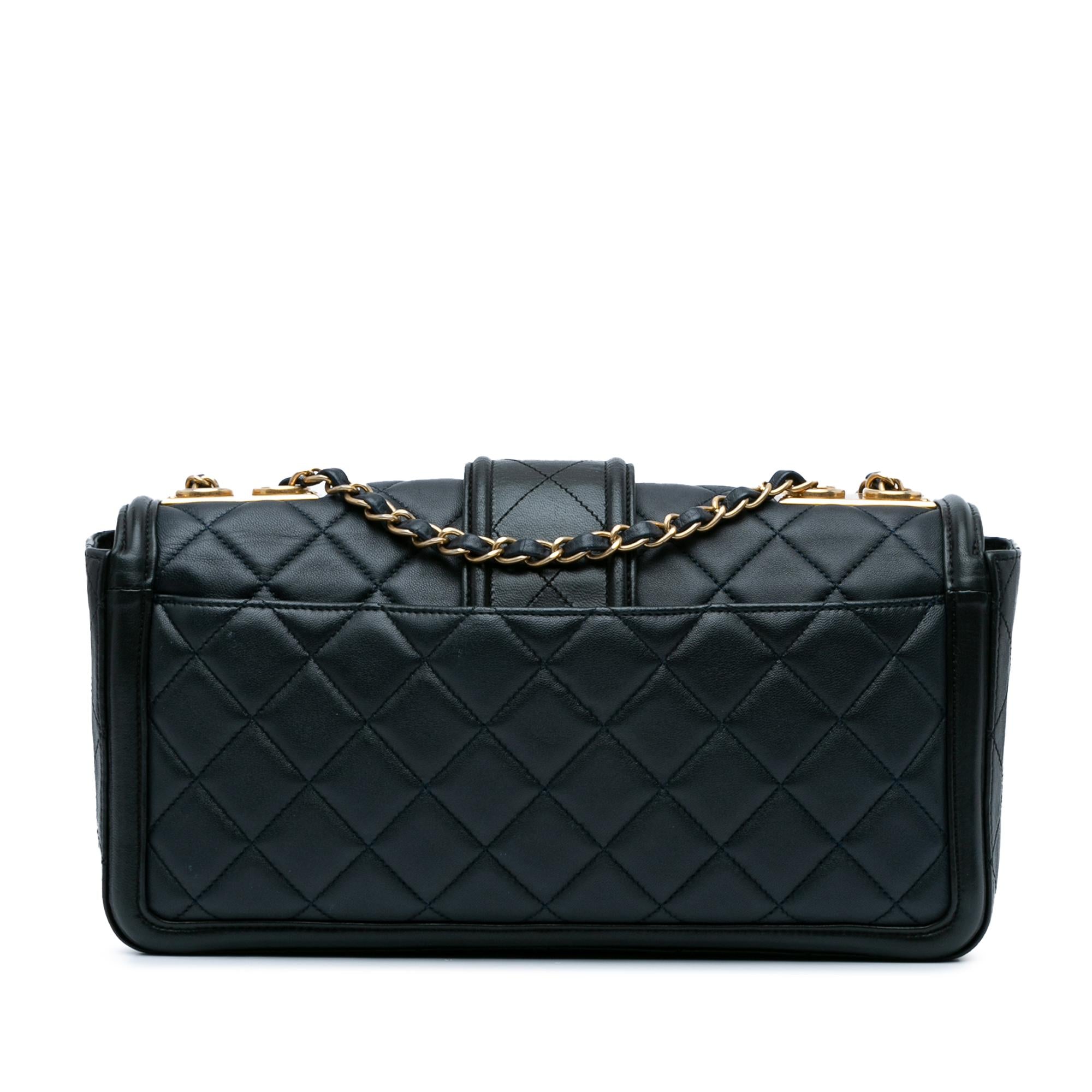 Chanel Large Quilted Lambskin Elegant CC Flap (SHG-wLeTJV)
