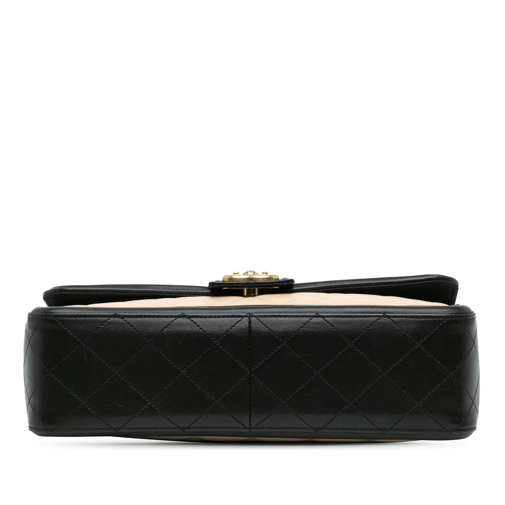 Chanel Large Quilted Lambskin Elegant CC Flap (SHG-haJAFG)