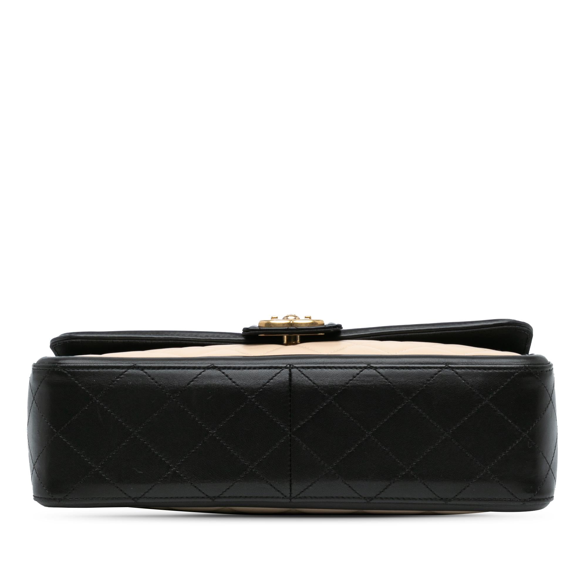 Chanel Large Quilted Lambskin Elegant CC Flap (SHG-haJAFG)
