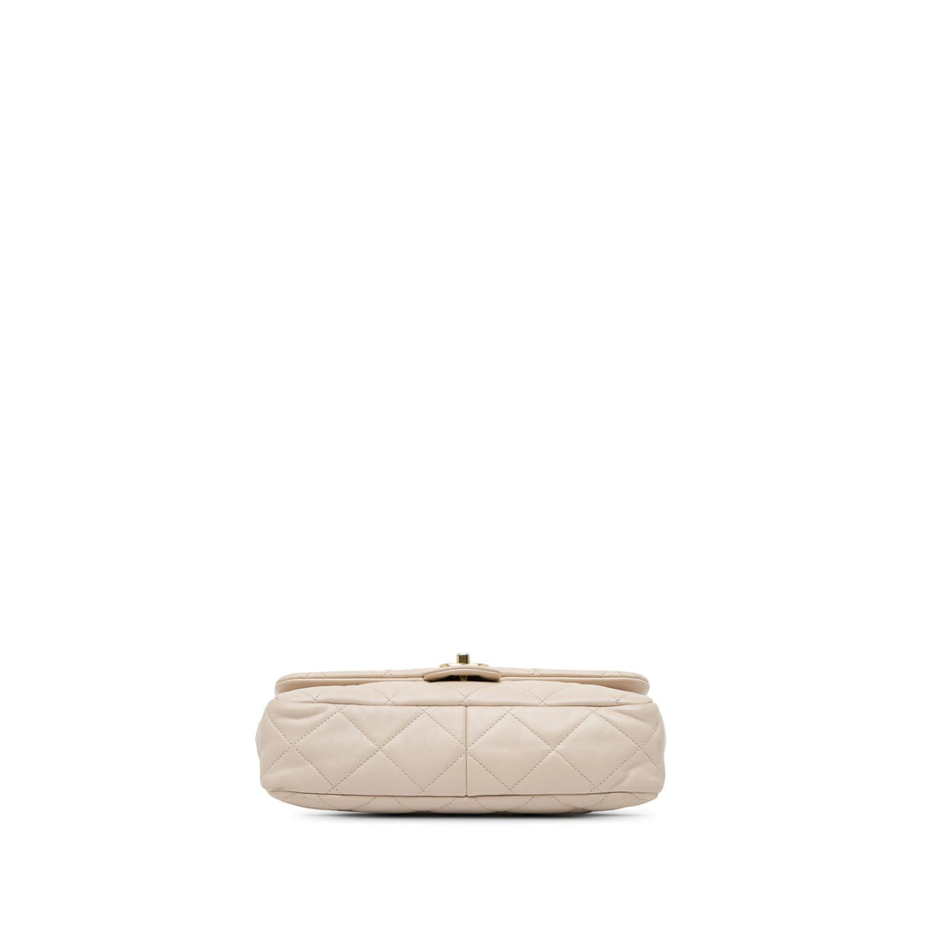 Chanel Large Quilted Lambskin Funky Town Flap (SHG-brQduf)