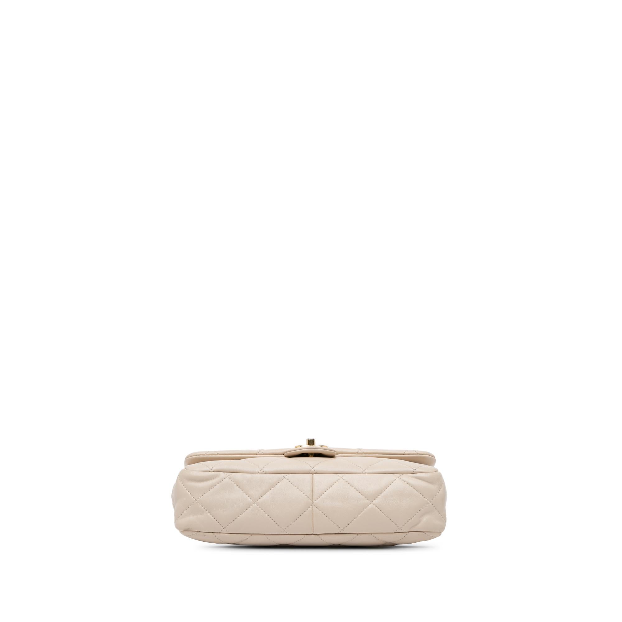Chanel Large Quilted Lambskin Funky Town Flap (SHG-brQduf)