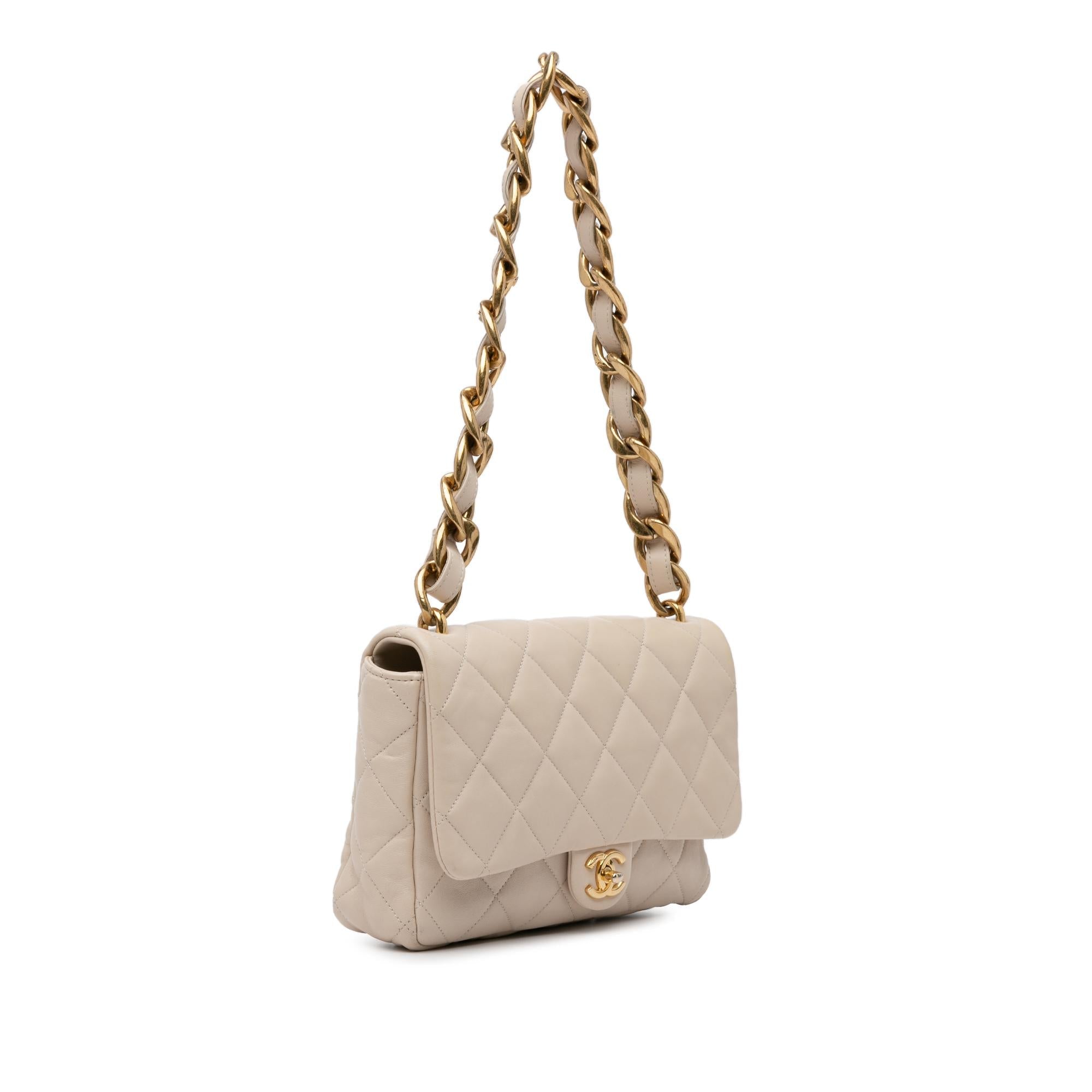 Chanel Large Quilted Lambskin Funky Town Flap (SHG-brQduf)