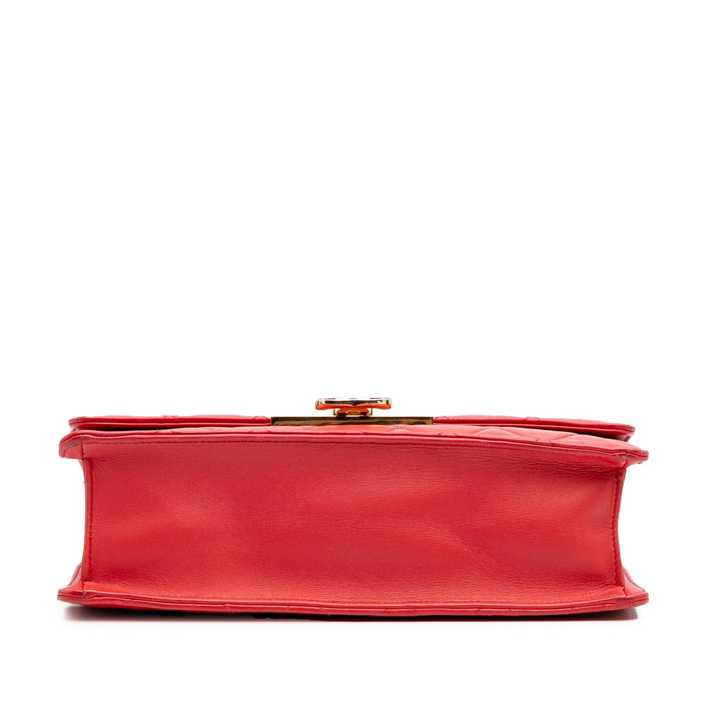 Chanel Large Quilted Lambskin Golden Class Flap
