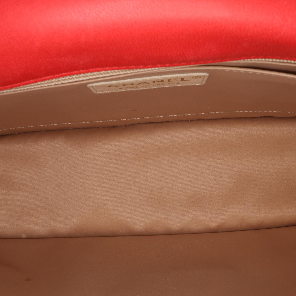 Chanel Large Quilted Lambskin Golden Class Flap