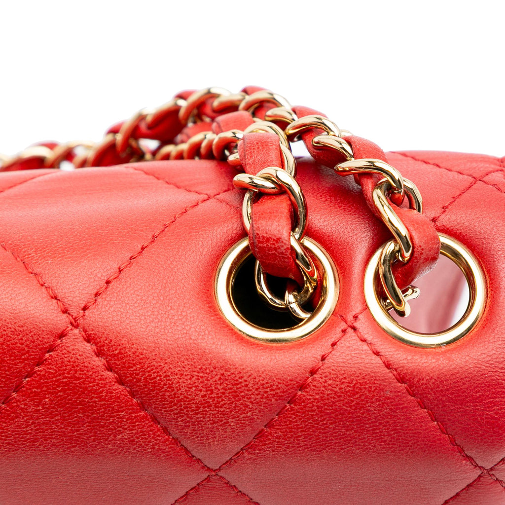 Chanel Large Quilted Lambskin Golden Class Flap
