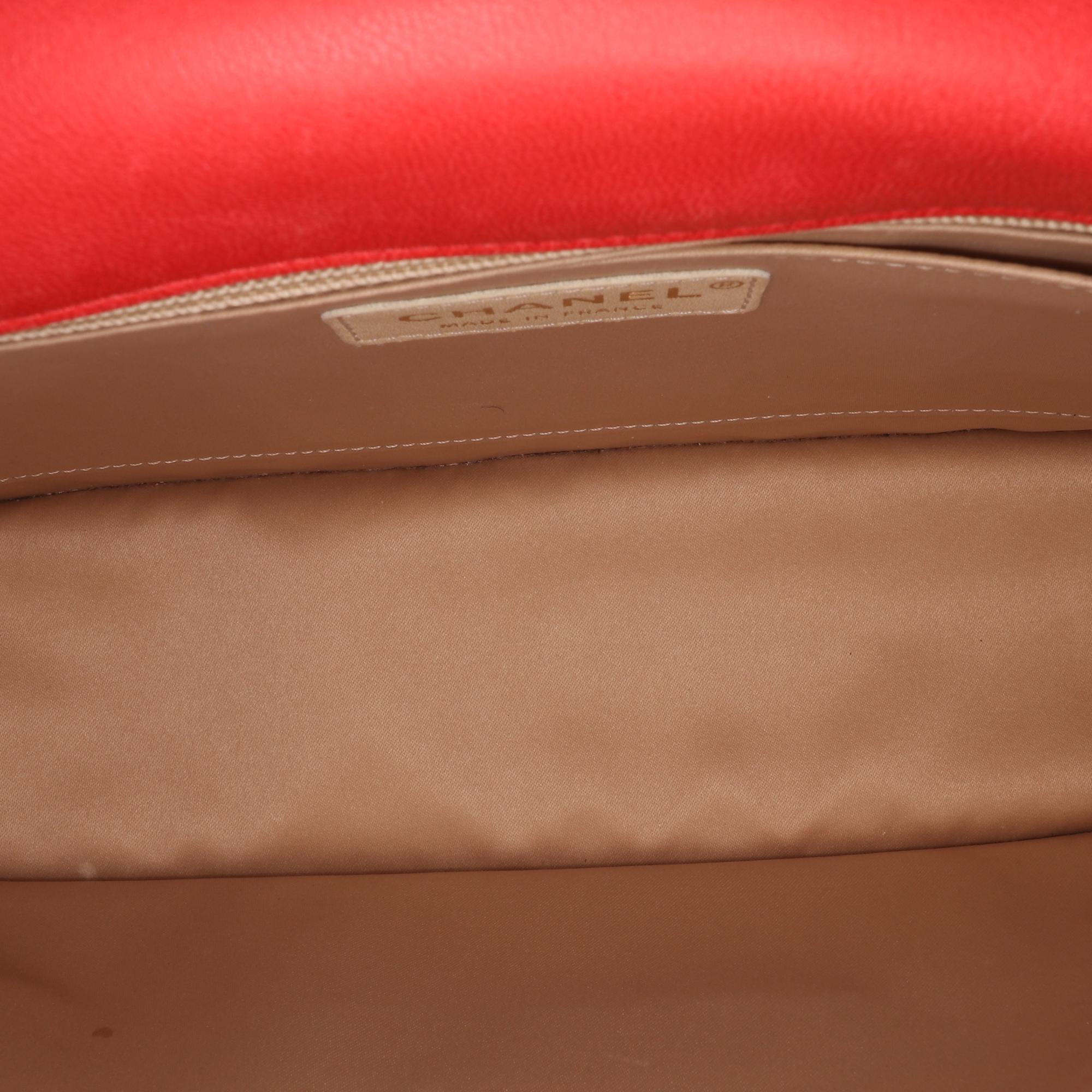 Chanel Large Quilted Lambskin Golden Class Flap