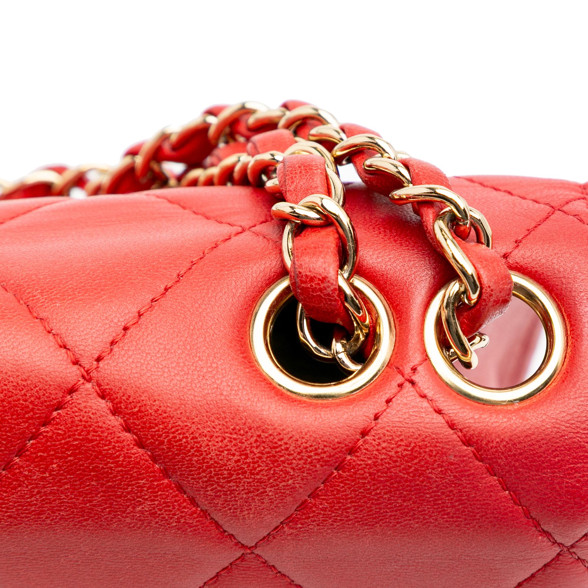 Chanel Large Quilted Lambskin Golden Class Flap