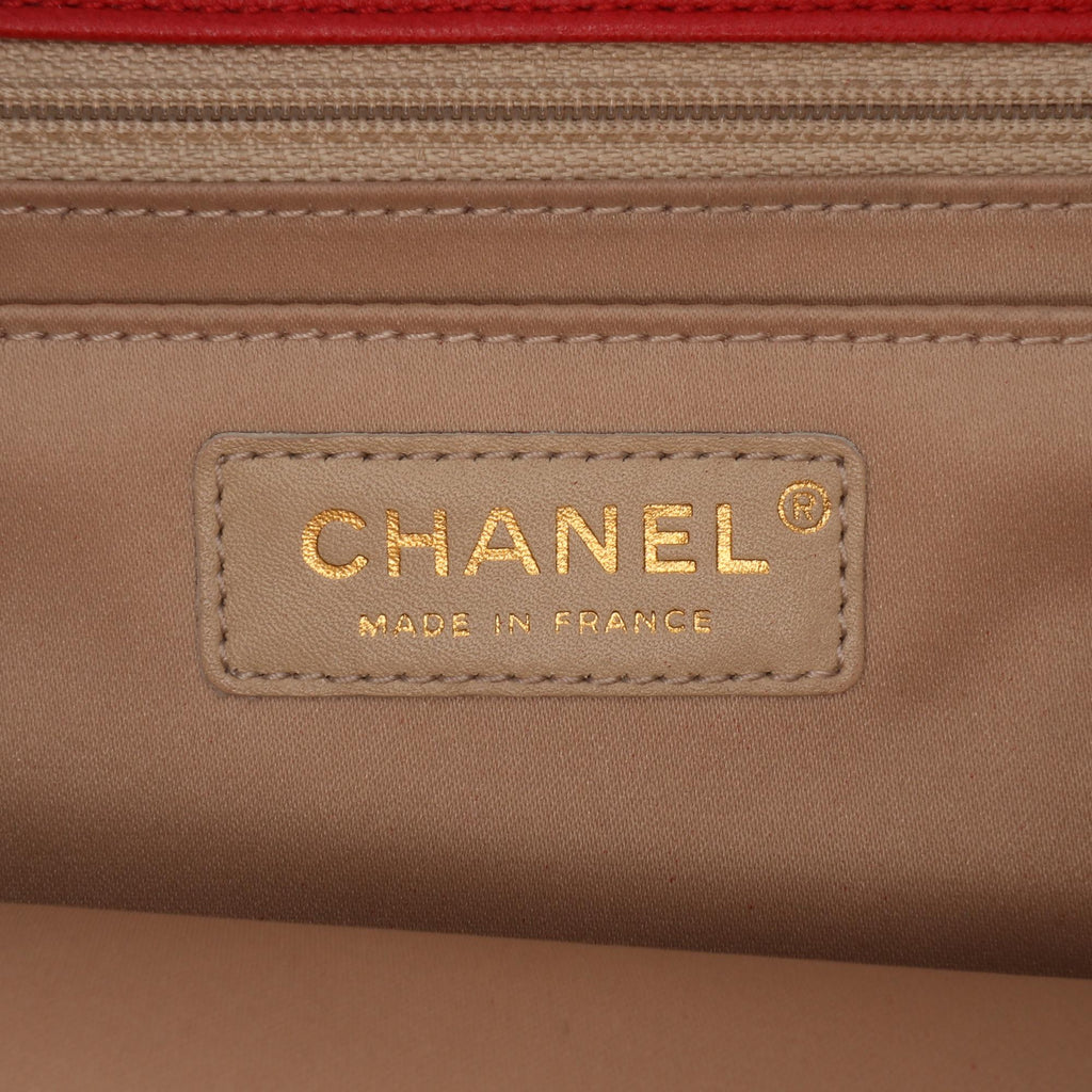 Chanel Large Quilted Lambskin Golden Class Flap
