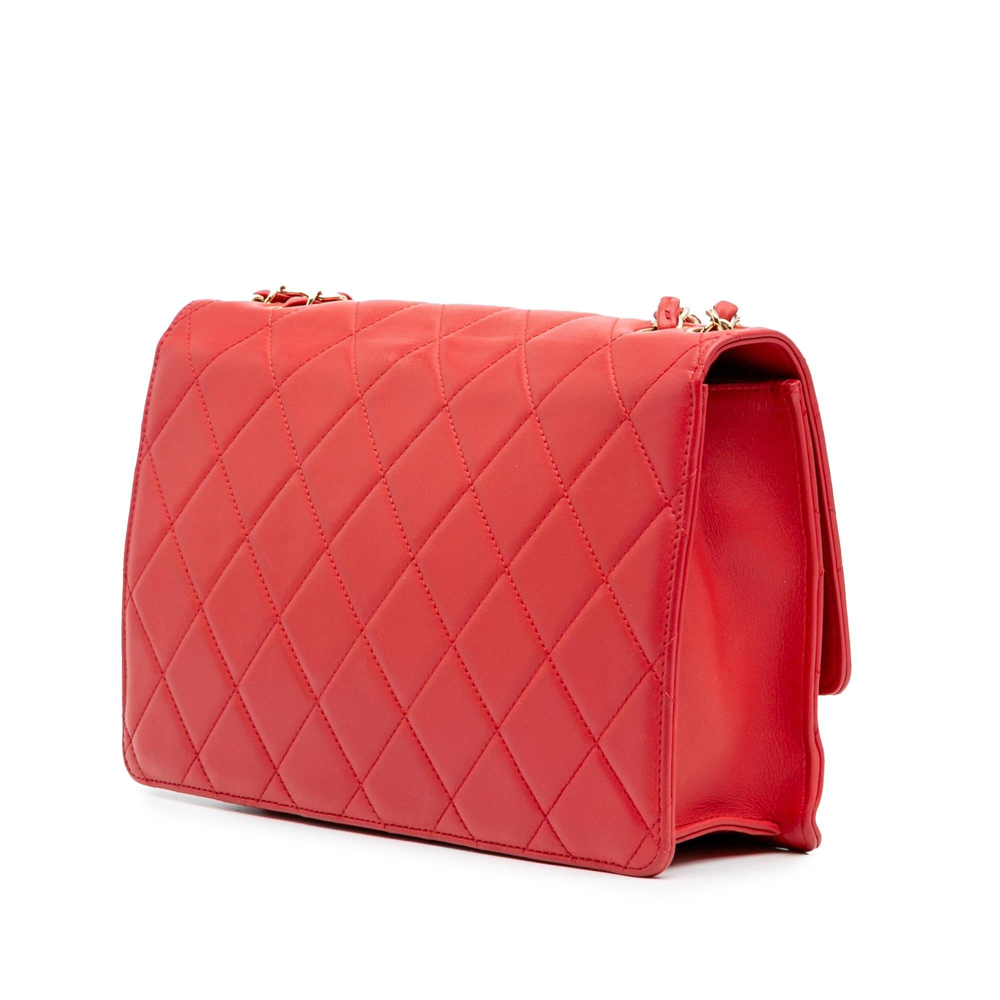 Chanel Large Quilted Lambskin Golden Class Flap