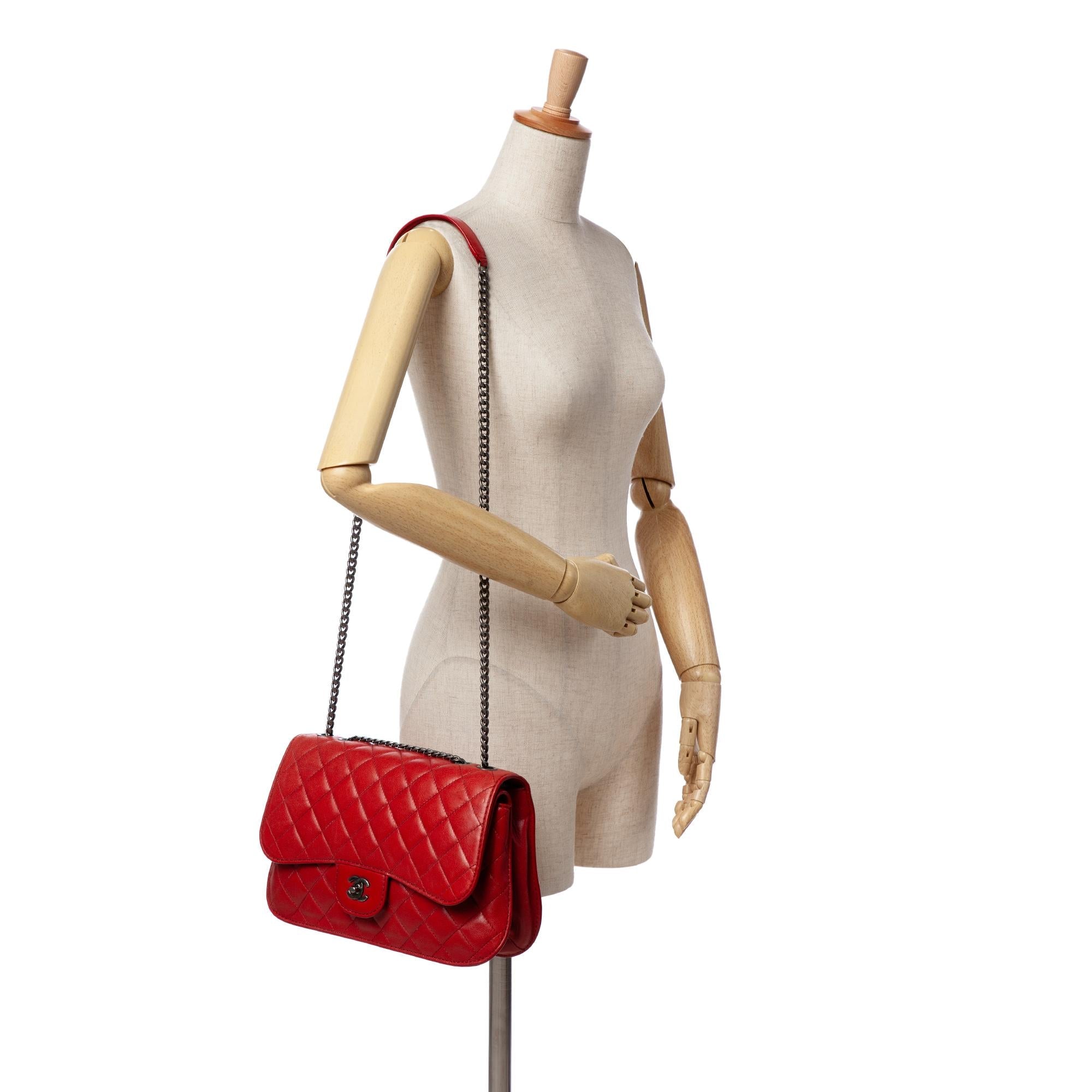 Chanel Large Quilted Lambskin Natural CC Flap