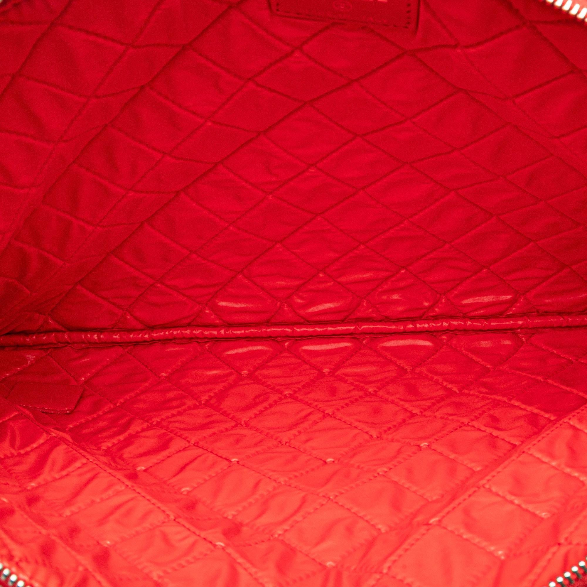 Chanel Large Quilted Lambskin O Case Clutch