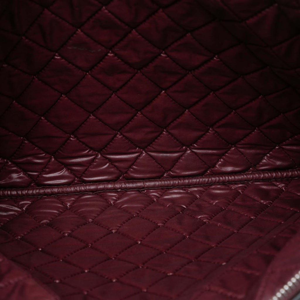 Chanel Large Quilted Lambskin O Case Clutch