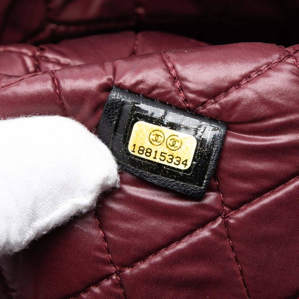 Chanel Large Quilted Lambskin O Case Clutch