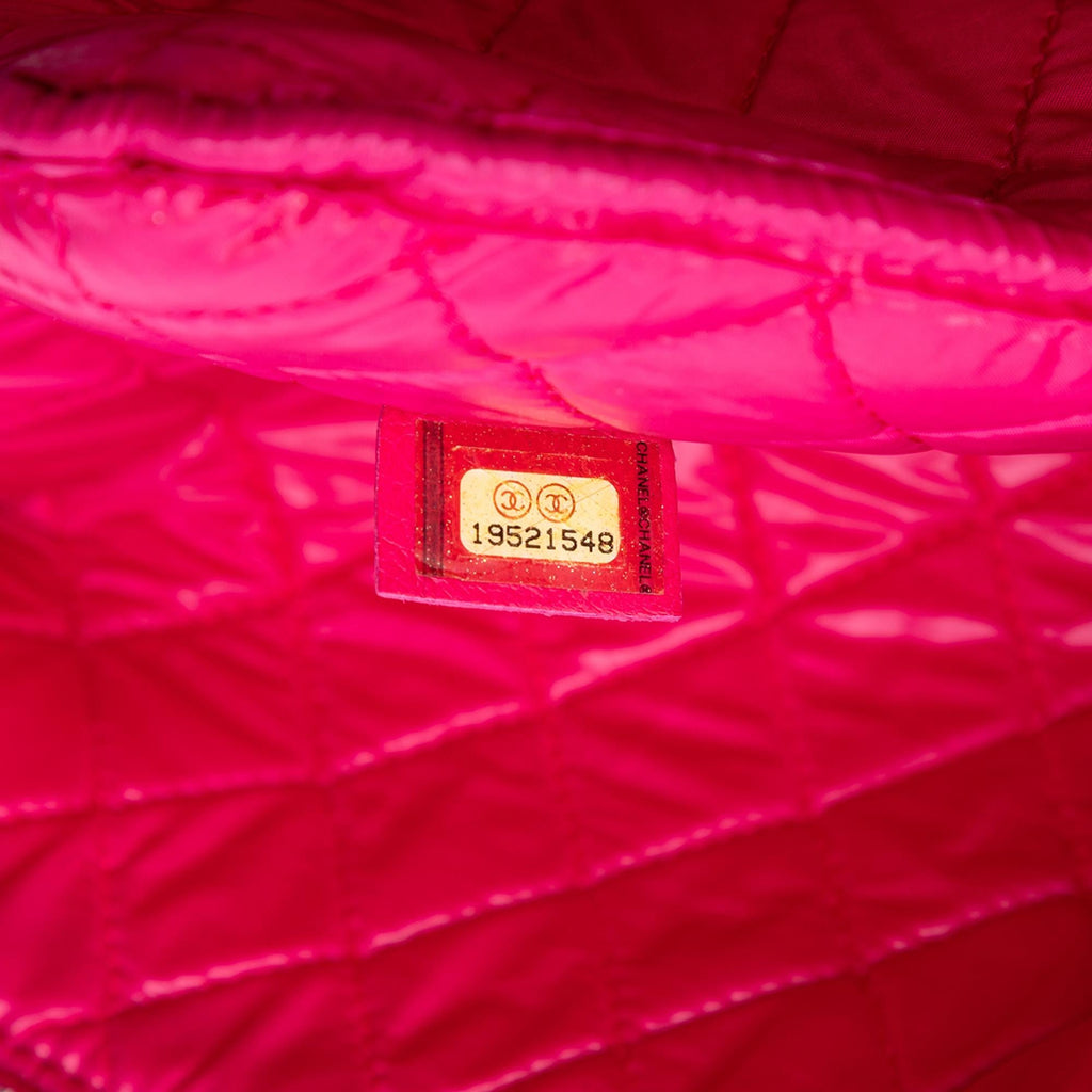 Chanel Large Quilted Lambskin O Case Clutch