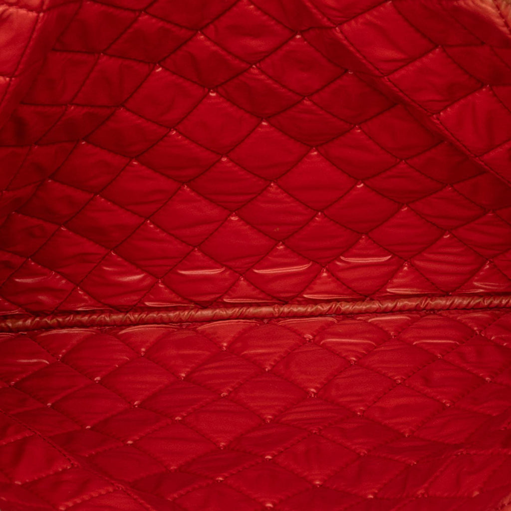 Chanel Large Quilted Lambskin O Case Clutch