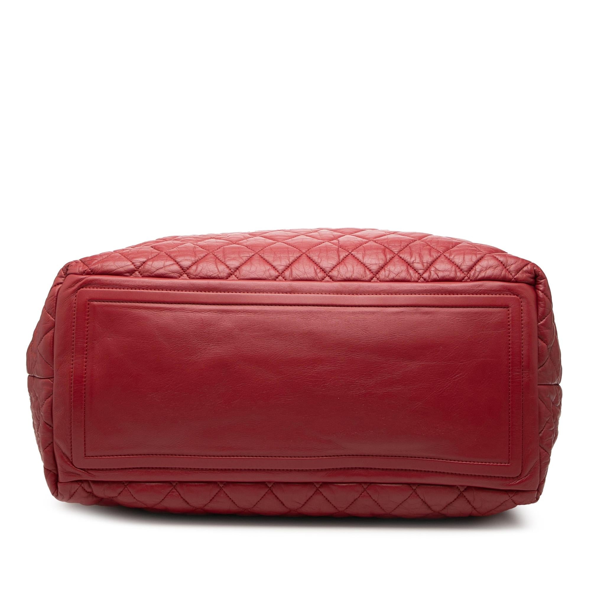 Chanel Large Quilted Nylon Reversible Coco Cocoon Tote