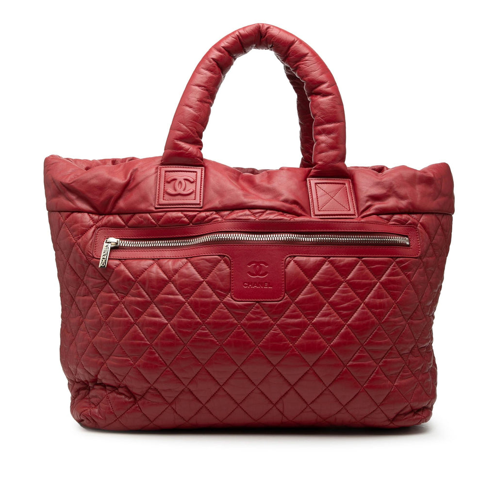Chanel Large Quilted Nylon Reversible Coco Cocoon Tote