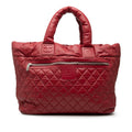 Chanel Large Quilted Nylon Reversible Coco Cocoon Tote