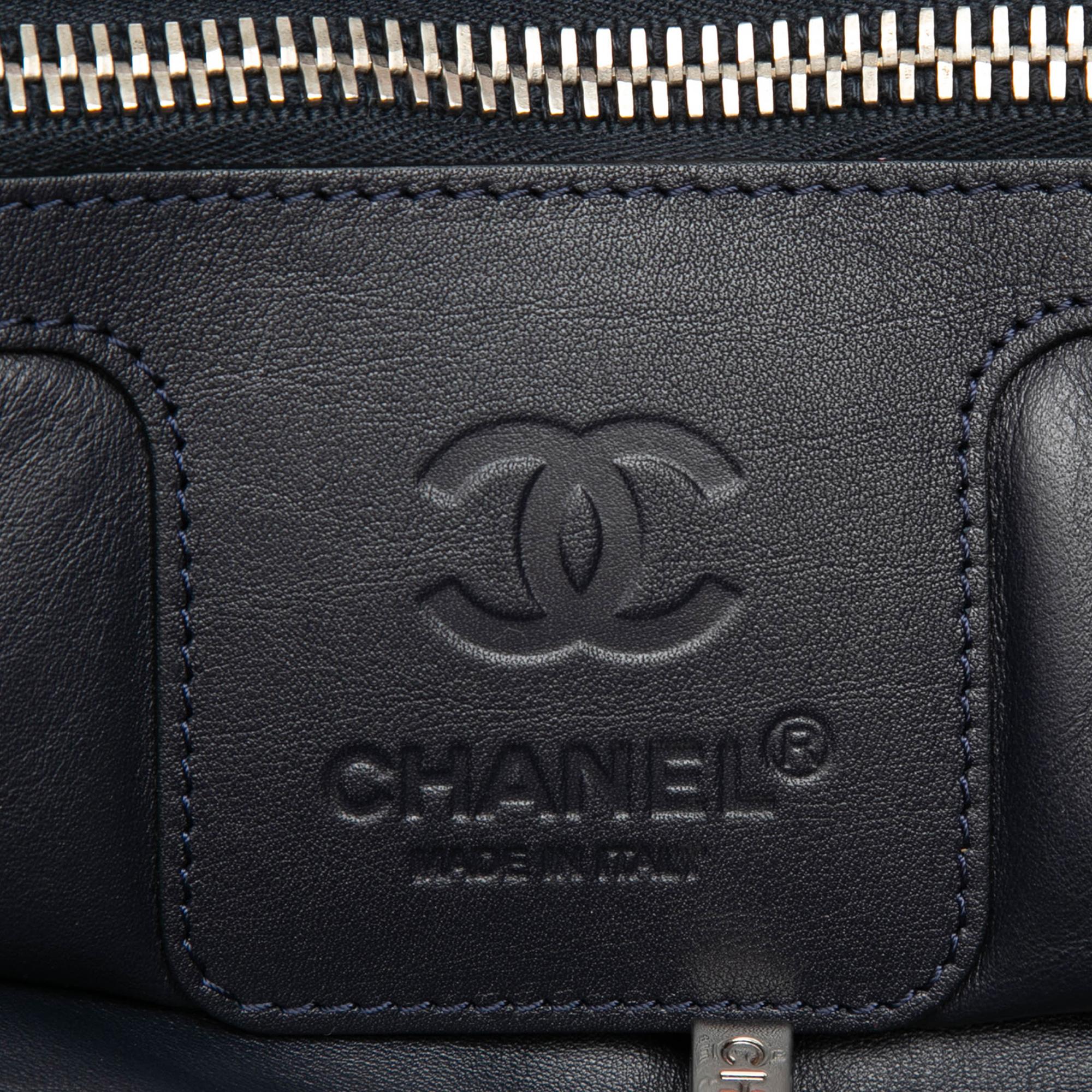 Chanel Large Quilted Nylon Reversible Coco Cocoon Tote