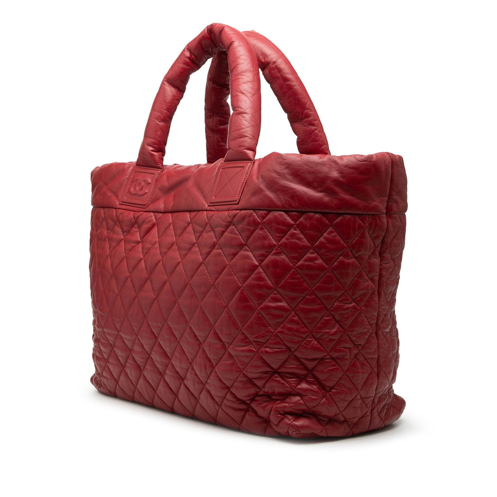Chanel Large Quilted Nylon Reversible Coco Cocoon Tote