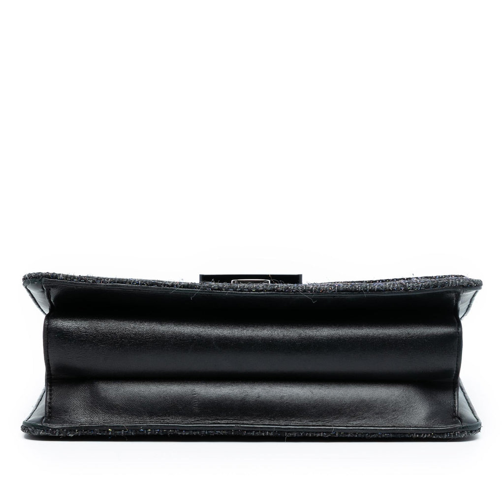 Chanel Large Quilted Tweed Beauty Lock Flap