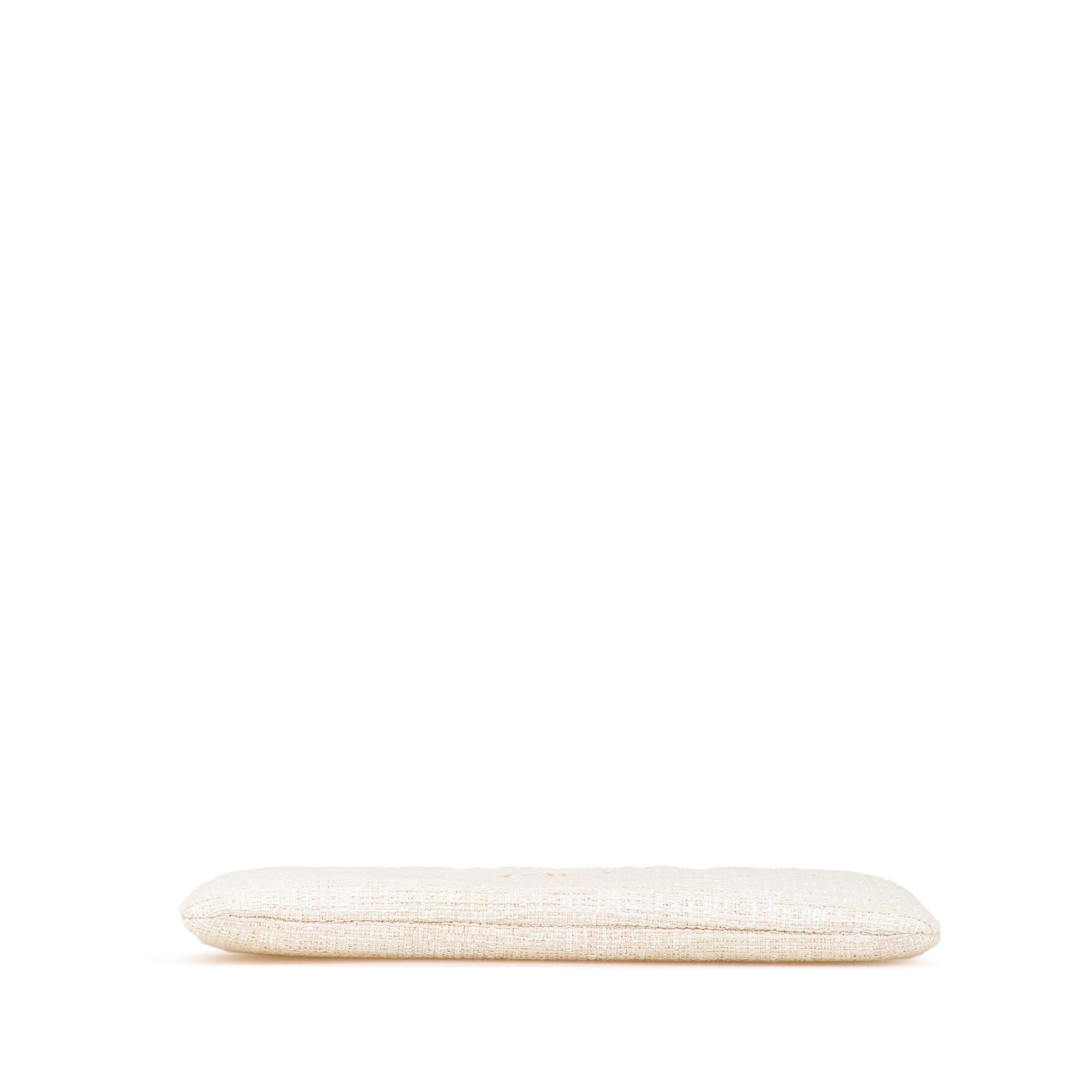 Chanel Large Raffia Deauville O Case Clutch