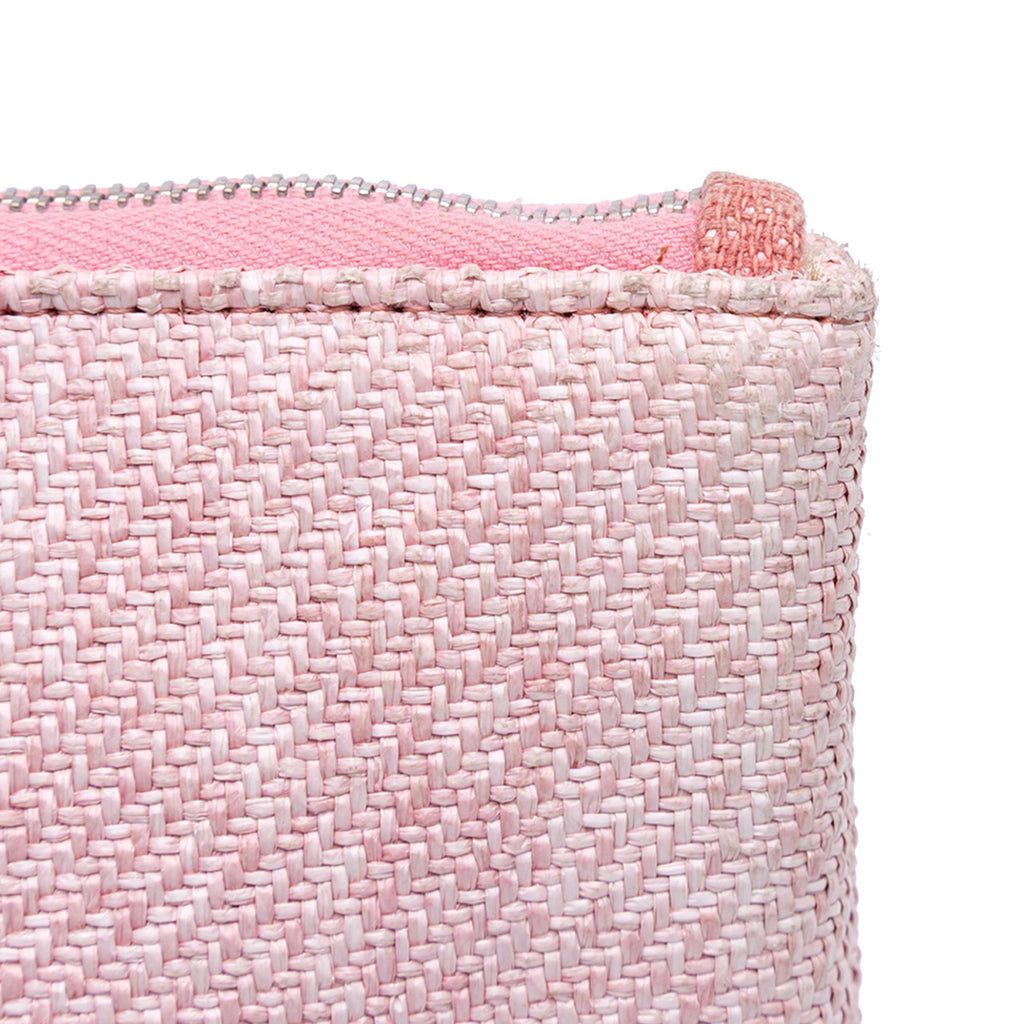 Chanel Large Raffia Deauville O Case Clutch