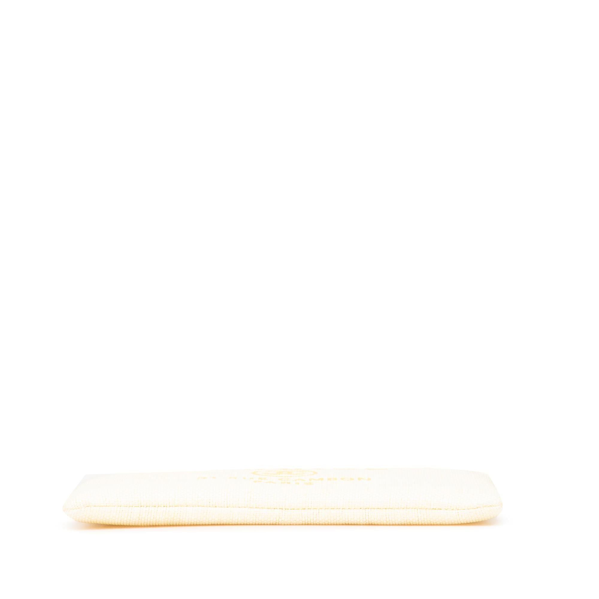 Chanel Large Raffia Deauville O Case Clutch
