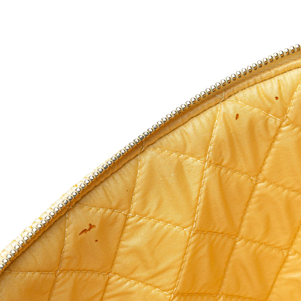 Chanel Large Raffia Deauville O Case Clutch