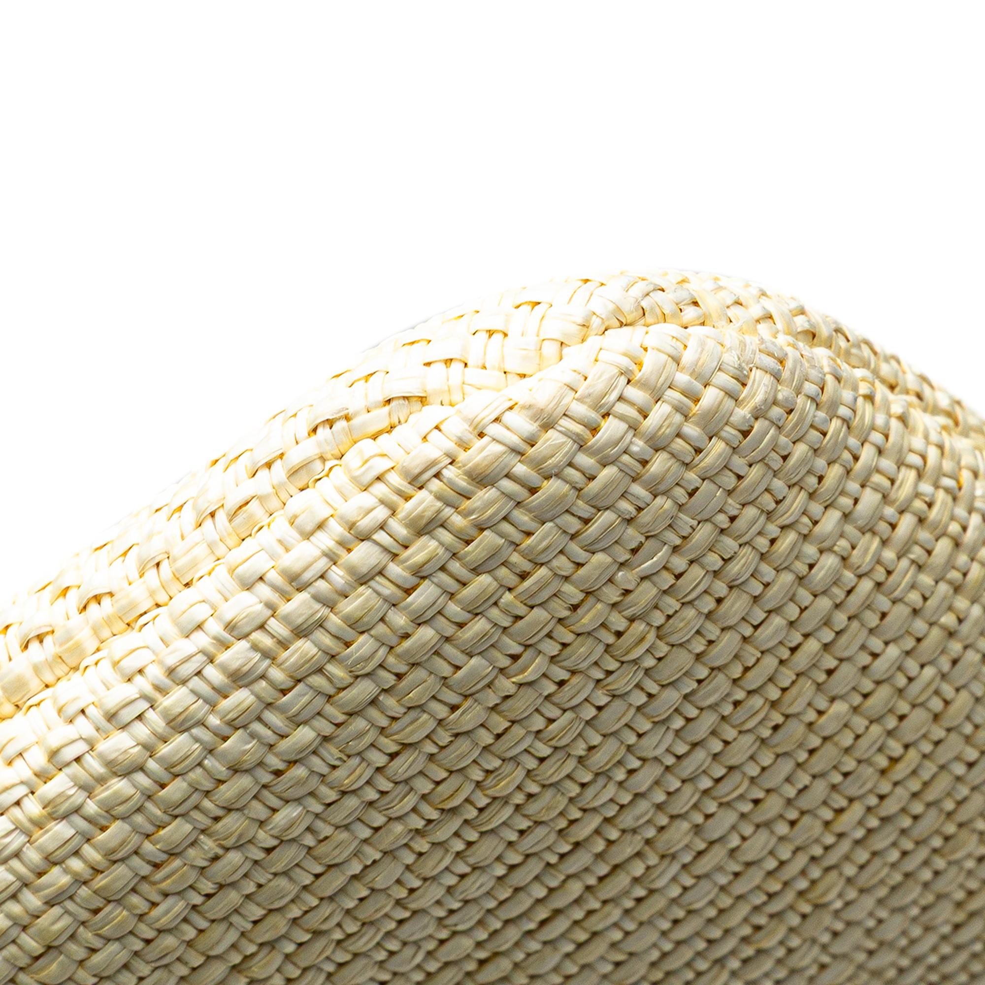 Chanel Large Raffia Deauville O Case Clutch