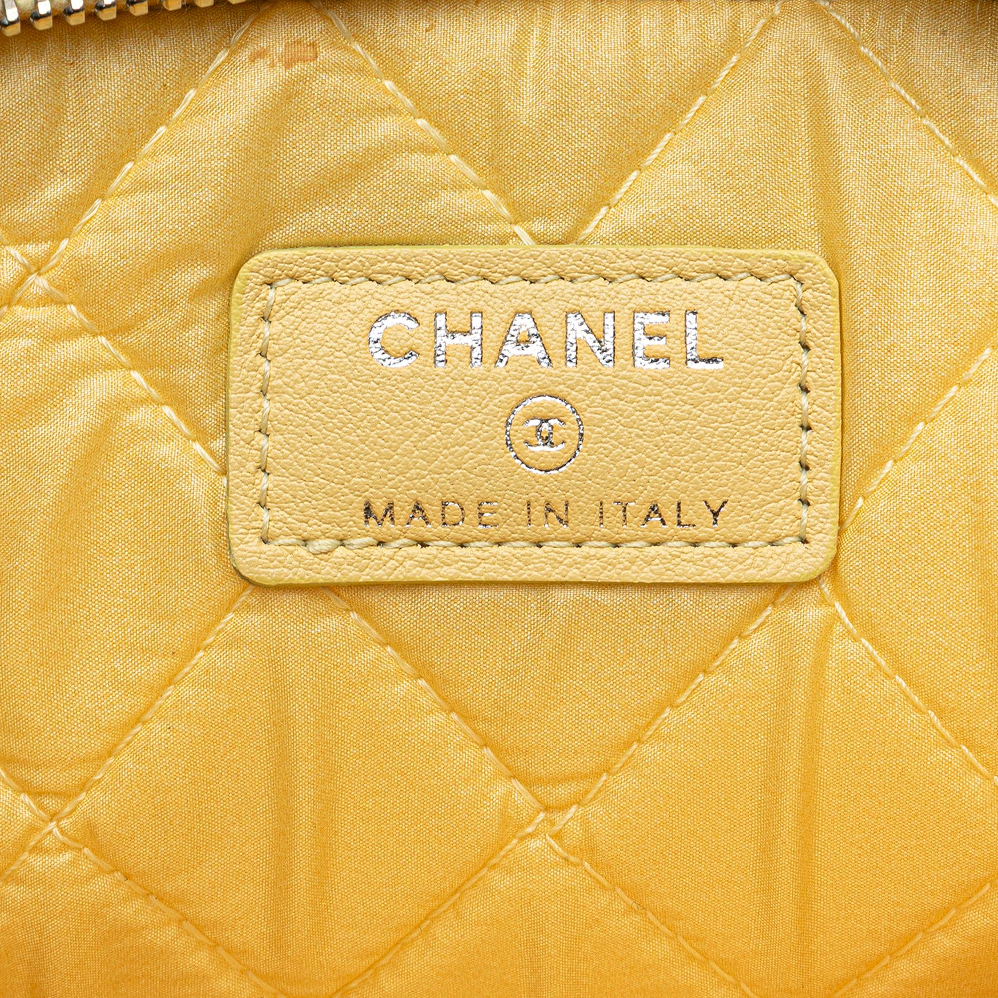 Chanel Large Raffia Deauville O Case Clutch