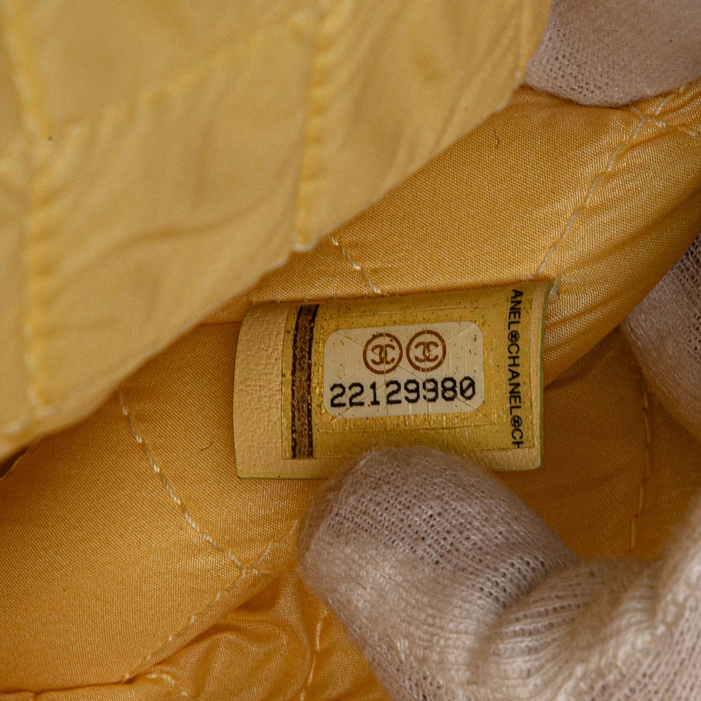 Chanel Large Raffia Deauville O Case Clutch