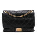 Chanel Large Reissue 2.55 Diamond Debossed Calfskin Cosmos Flap