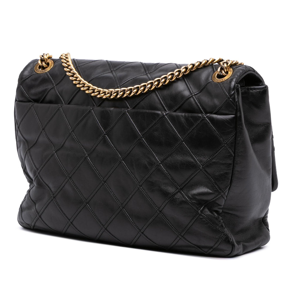 Chanel Large Reissue 2.55 Diamond Debossed Calfskin Cosmos Flap