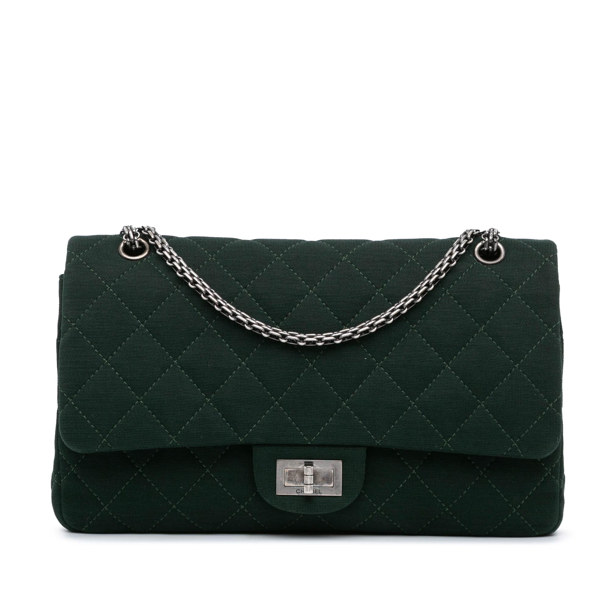 Chanel Large Reissue 2.55 Jersey Double Flap 227 (SHG-win4V8)