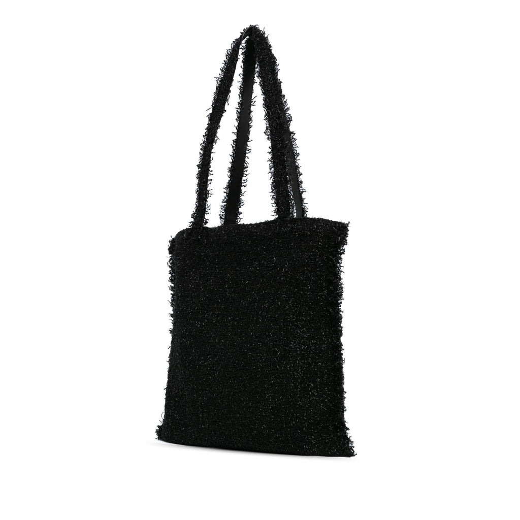 Chanel Large Resin Embellished Tweed Robot Shopping Tote