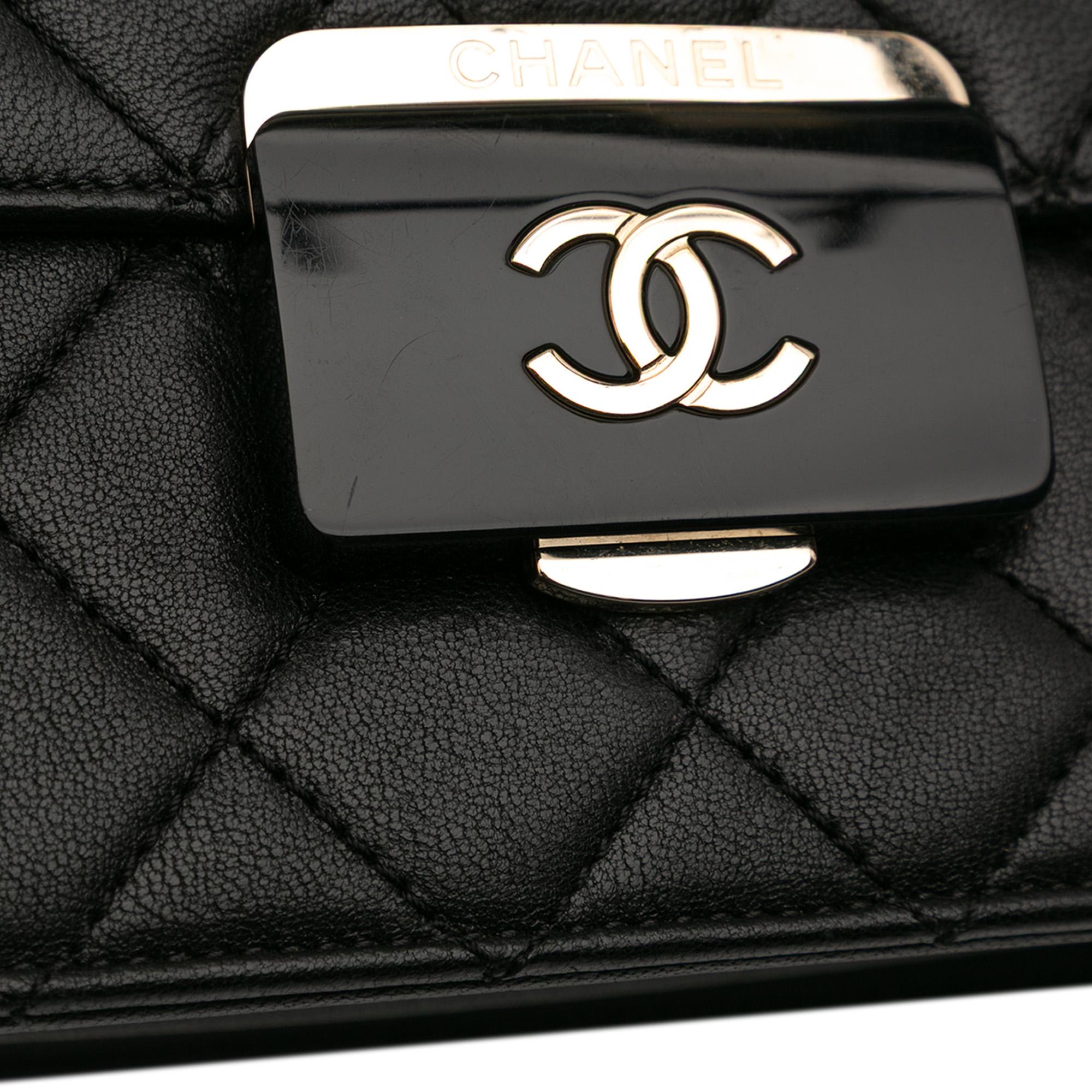 Chanel Large Sheepskin Beauty Lock Flap