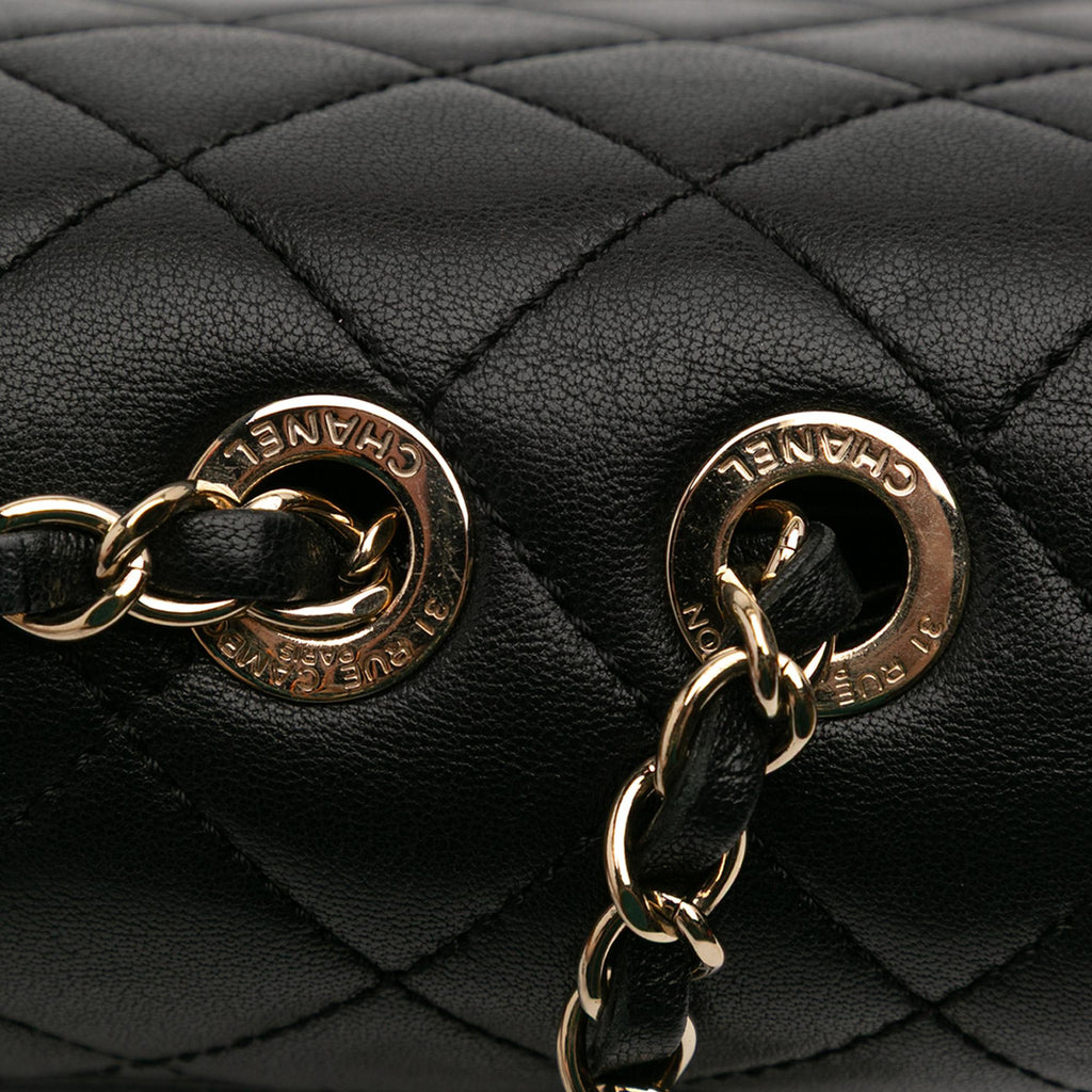 Chanel Large Sheepskin Beauty Lock Flap